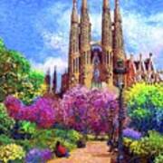 Sagrada Familia And Park Barcelona Poster