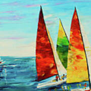 Sailboat Race Poster
