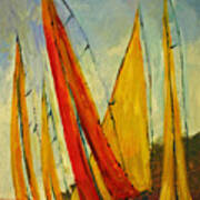 Sailboat Studies 2 Poster
