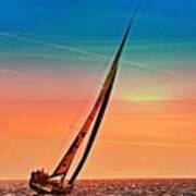 Sailing Boat Nautical 3 Poster