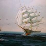 Sailing Ships The Beauty Of The Sea Poster