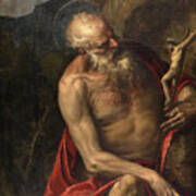 Saint Jerome Meditating Poster