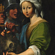 Salome With The Head Of Saint John The Baptist Poster