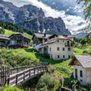 San Cassiano - Alta Badia, Italy - Travel, Landscape Photography Poster