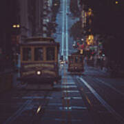 San Francisco Cable Cars Poster