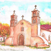 San Miguel Catholic Church, Socorro, New Mexico Poster