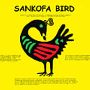 Sankofa Bird Of Knowledge Poster