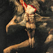 Saturn Devouring One Of His Children Poster