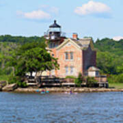 Saugerties Lighthouse On The Hudson River New York Poster