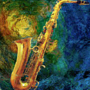 Saxophone Poster