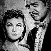 Scarlett O Hara And Rhett Butler Poster