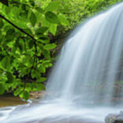 Schoolhouse Falls In Panthertown Valley North Carolina Poster