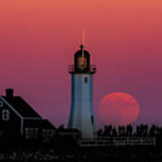 Scituate Supermoon Poster