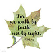 Scripture Leaf-a Poster