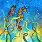 Seahorse Muse I Poster