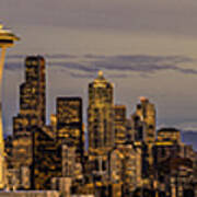 Seattle Panorama Poster