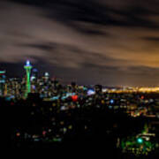 Seattle Sounders Space Needle Poster