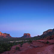 Sedona Sunset Poster