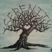 Serenity Love Tree Poster