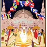 Seville Sevilla Art Deco Hispano-american Expo 1929 Poster