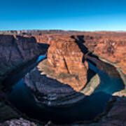 Shadows Of Horseshoe Bend Page, Arizona Poster