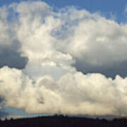 Shower Cumulus Clouds Poster
