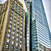 Sights In New York City - Skyscrapers Poster