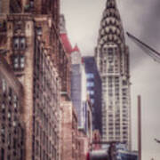 Silver Majesty - Chrysler Building New York Poster