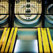 Skeeball Arcade Photography Poster