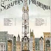 Sky-scrapers Of Philadelphia, 1898 Poster