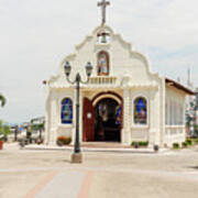 Small Catholic Chapel In Cerro Santa Ana Guayaquil Poster