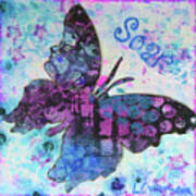 Soar Butterfly Poster