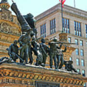 Soldiers' And Sailors' Monument In Cleveland  2089 Poster