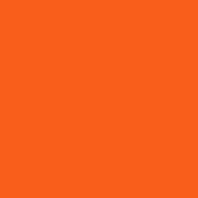 Solid Orange Color Decor Poster