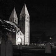 Southwell Minster. Night. Poster