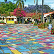 Spanish Village Art Center - Balboa Park, San Diego, California Poster