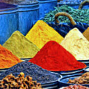 Spice Market In Casablanca Poster