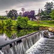 Spillway At Grace Lord Park, Boonton Nj Poster