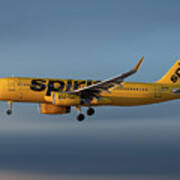 Spirit Airlines Airbus A320-232 Poster