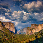 Spring Storm Over Yosemite Poster