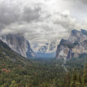 Spring Storm Yosemite Poster