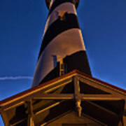 St. Augustine Lighthouse At Night Poster