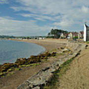 St Helens, Bay And Beach Poster