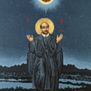 St. Ignatius In Prayer Beneath The Stars 137 Poster