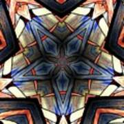 Stained Glass Kaleidoscope 36 Poster