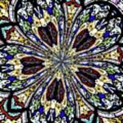 Stained Glass Kaleidoscope 38 Poster