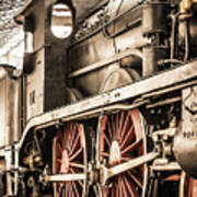 Steam Locomotive Fs 552.036 Poster