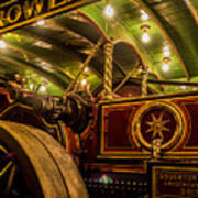 Steam Traction Engine Poster