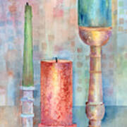 Still Life Of Candles Poster