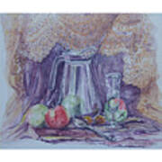 Still Life With Apples Poster